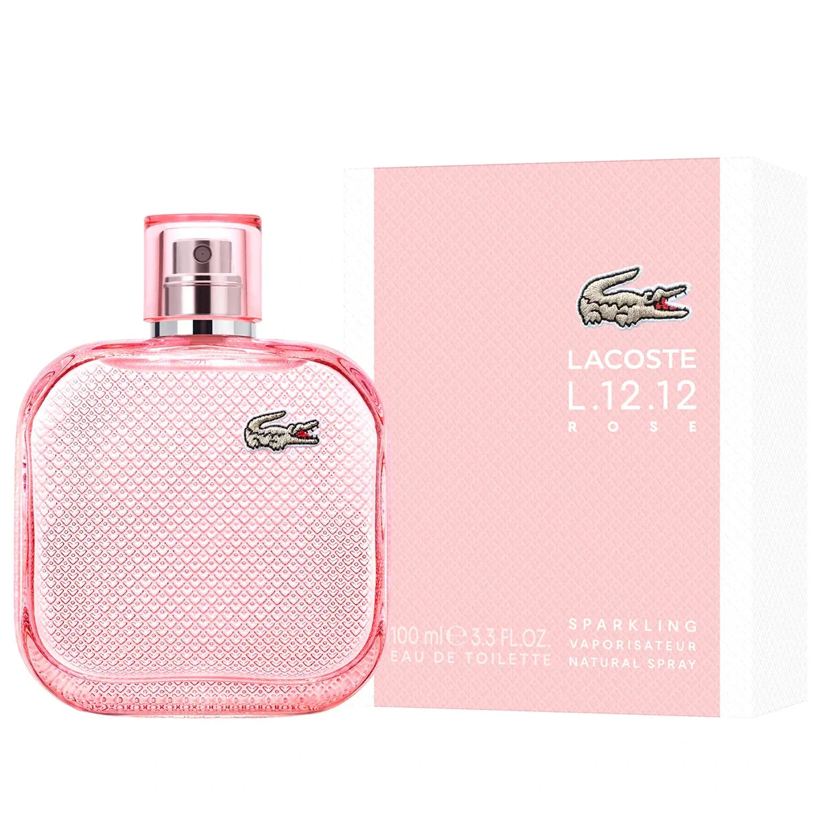 LACOSTE L.12.12 Rose Sparkling 3.3 oz EDT for women